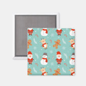 Aimant Joyeux et lumineux Noël 2023 Famille Ho (Recto/Verso)