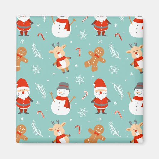 Aimant Joyeux et lumineux Noël 2023 Famille Ho (Devant)