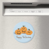 Aimant Joyeux et souriant Jack O Lanterns (In Situ (Lave-vaisselle))