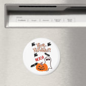 Aimant Joyeux fantôme d'Halloween (In Situ (Lave-vaisselle))