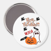 Aimant Joyeux fantôme d'Halloween (Recto/Verso)