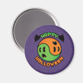 Aimant Joyeux fantôme d'Halloween Yin-Yang (Recto/Verso)