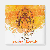 Aimant Joyeux Ganesh Chaturthi (Devant)