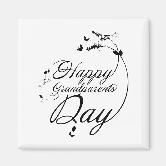 Aimant Joyeux Grandparents (Devant)