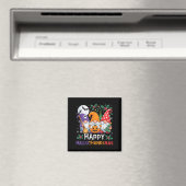 Aimant Joyeux Hallothanksmas Gnomes Halloween Thanksgivin (In Situ (Lave-vaisselle))