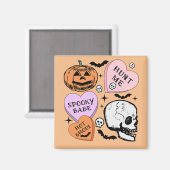 Aimant Joyeux Halloween (Recto/Verso)