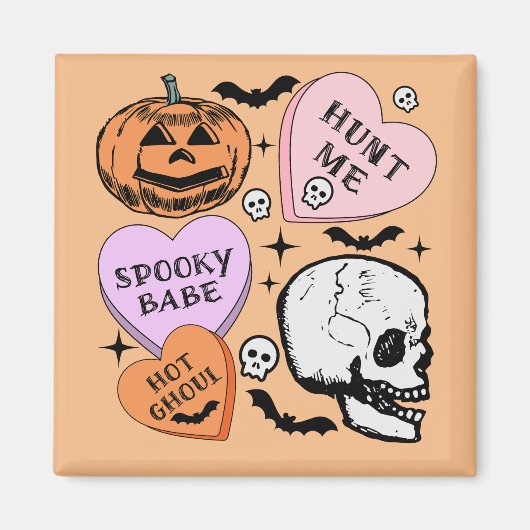 Aimant Joyeux Halloween (Devant)