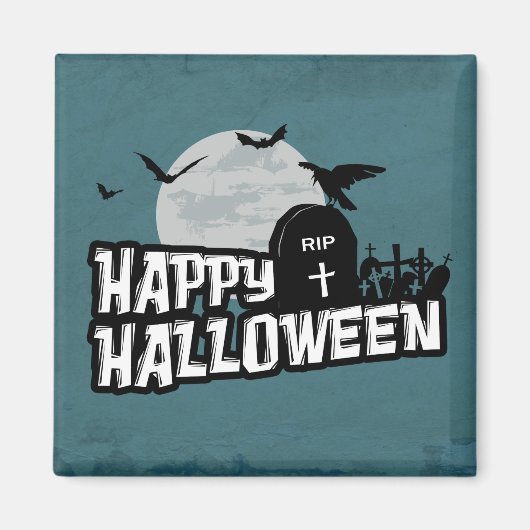Aimant Joyeux Halloween (Devant)