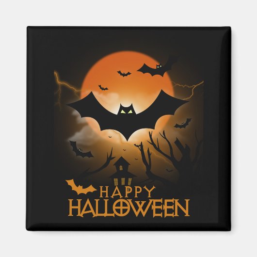 Aimant Joyeux Halloween (Devant)