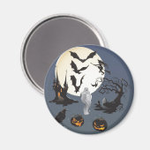Aimant Joyeux Halloween (Recto/Verso)