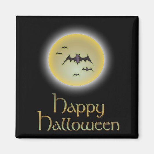 Aimant Joyeux Halloween (Devant)