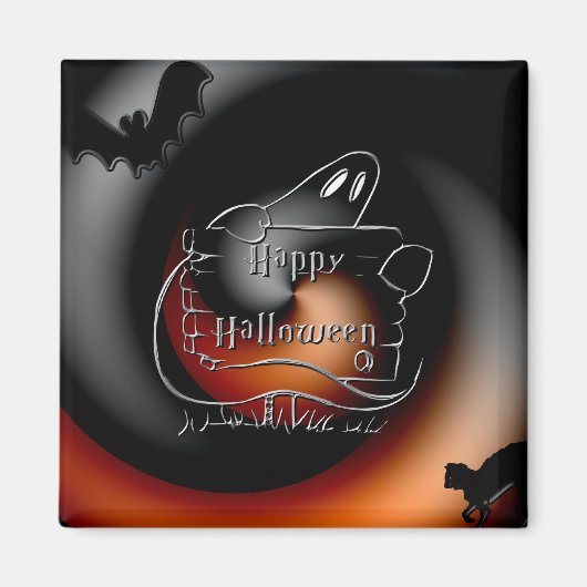 Aimant Joyeux Halloween (Devant)