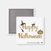 Aimant Joyeux Halloween (Recto/Verso)