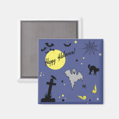 Aimant Joyeux Halloween (Recto/Verso)