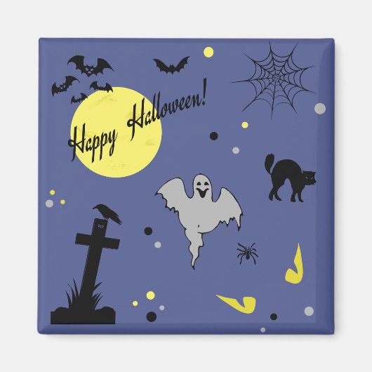 Aimant Joyeux Halloween (Devant)