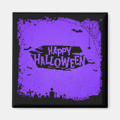 Aimant Joyeux Halloween (Devant)
