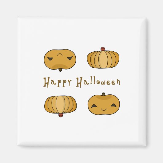 Aimant Joyeux Halloween (Devant)