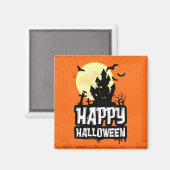 Aimant Joyeux Halloween (Recto/Verso)