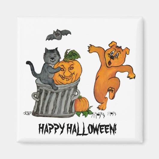 Aimant Joyeux Halloween ! 5 (Devant)