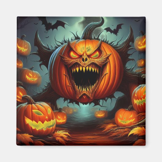 Aimant Joyeux Halloween à tous (Devant)