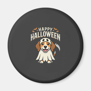 Aimant Joyeux Halloween Beagle Chien Design_1