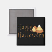 Aimant Joyeux Halloween Candy Corn (Recto/Verso)