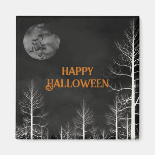 Aimant Joyeux Halloween Dark Woods Party