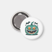 Aimant Joyeux Halloween ! Découpez une citrouille ! (Recto/Verso)