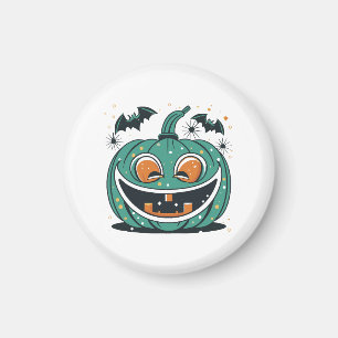 Aimant Joyeux Halloween ! Découpez une citrouille !