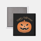 Aimant Joyeux Halloween Haunted Jack-o'-lantern Citrouill (Recto/Verso)