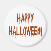Aimant Joyeux Halloween sanglant (Devant)
