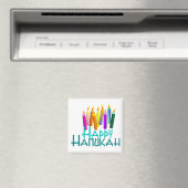 Aimant Joyeux Hanukah bougie magnétique (In Situ (Lave-vaisselle))