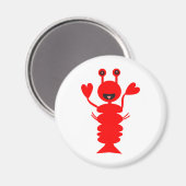 Aimant Joyeux homard (Recto/Verso)