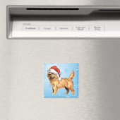 Aimant Joyeux Howlidays Cairn Terrier (In Situ (Lave-vaisselle))
