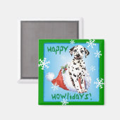 Aimant Joyeux Howlidays Dalmatien (Recto/Verso)