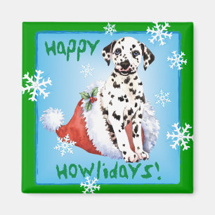 Aimant Joyeux Howlidays Dalmatien