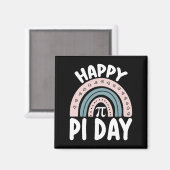 Aimant Joyeux Jour de Pi Boho Rainbow Math Mathématique M (Recto/Verso)