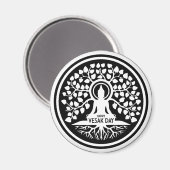 Aimant Joyeux jour de Vesak (Recto/Verso)