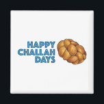 Aimant Joyeux Jours de Challah Chanukah Hanoukka Pain Pai<br><div class="desc">Il présente une illustration originale d'une miche de pain d'allah, avec HAPPY CHALLAH DAYS en police bleue. Idéal pour les cadeaux Hanoukka ! Cette illustration de vacances est également disponible sur d'autres produits. Ne vois-tu pas ce que tu cherches ? Vous avez besoin d'aide pour la personnalisation ? Contactez Rebecca...</div>