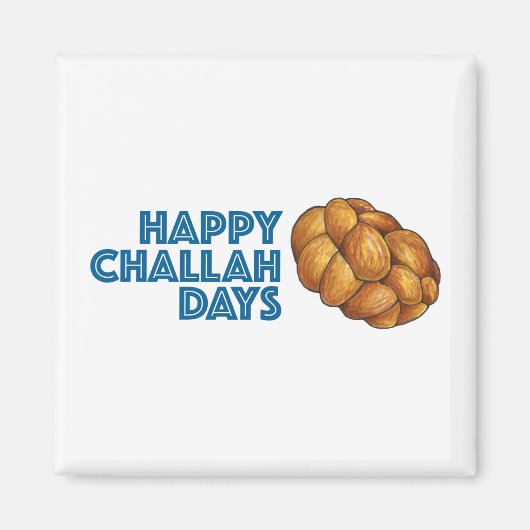 Aimant Joyeux Jours de Challah Chanukah Hanoukka Pain Pai (Devant)