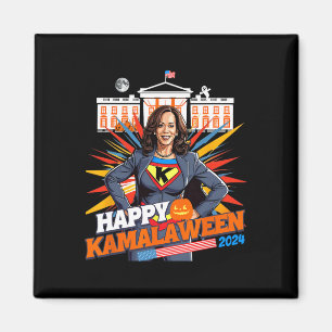 Aimant Joyeux Kamalaween Kamala Harris Halloween Chat Lad
