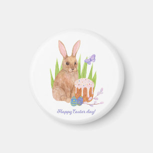 Aimant Joyeux lapin de Pâques