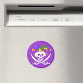 Aimant Joyeux Mardi Gras Pirate (In Situ (Lave-vaisselle))