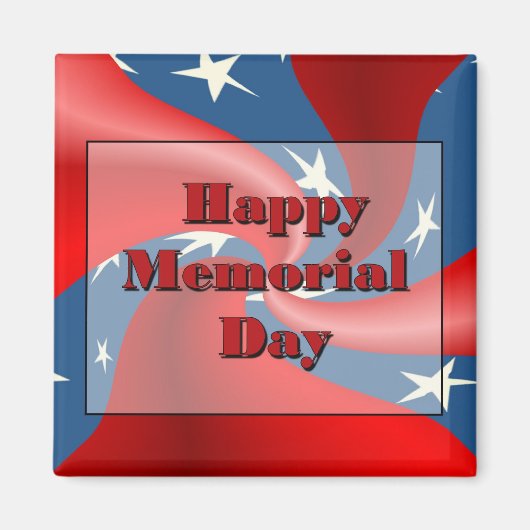 Aimant Joyeux Memorial Day (Devant)