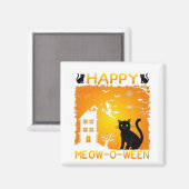 Aimant Joyeux Meow-O-Ween (Recto/Verso)