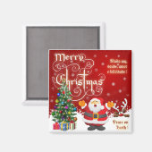 Aimant Joyeux Noël (Recto/Verso)