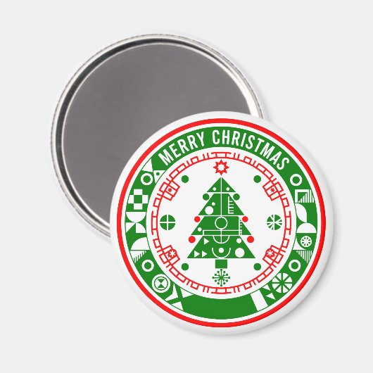 Aimant Joyeux Noël (Recto/Verso)