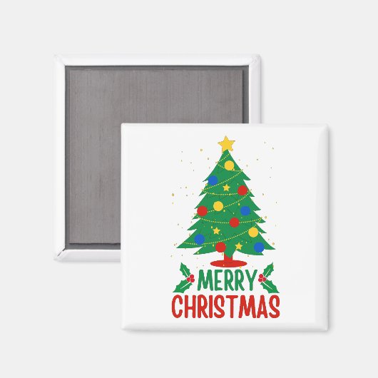 Aimant Joyeux Noël (Recto/Verso)