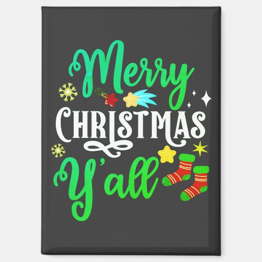 Aimant Joyeux Noël à tous-85918 (Recto)