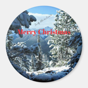 Aimant Joyeux Noël, Banff, Alberta, Canada,